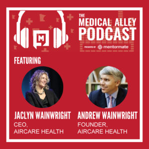 The Medical Alley Podcast featuring Jaclyn & Andrew Wainwright of AiRCare Health.